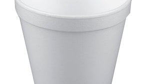 Dart 12B32 12 oz. Insulated White Customizable Foam Container - 1,000/Case
