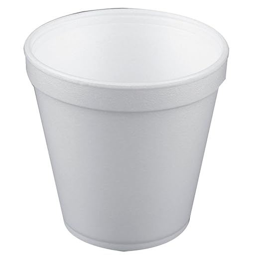 12 oz. Foam Squat Cup - 500/Case