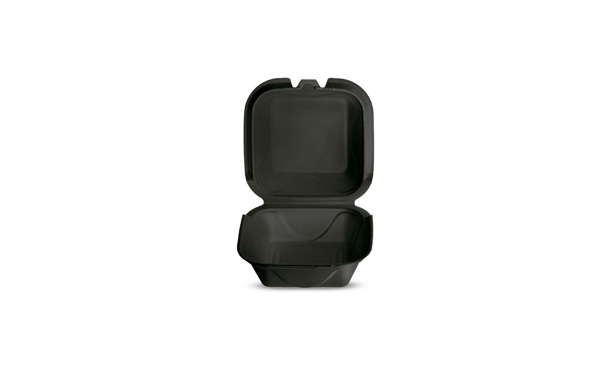 Darnel Styrofoam Hinged Clamshell B-1, Sanduíche Pequeno (5 1/4" x 5 1/8" x 2 3/4) 500/Caixa