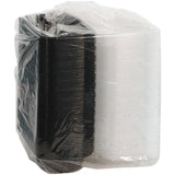 Recipientes de plástico com dobradiças/transparentes/base preta 9*6*2,95 200/caixa