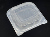 Hinged Clamshell Plastic - Translucent - 8*8*2.95 1 Compartment 250/Case - Albert's Distribution