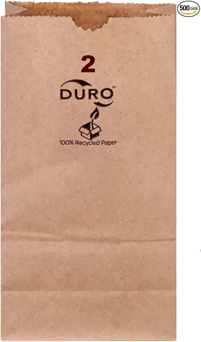 Bolsa de papel kraft de 2 libras 