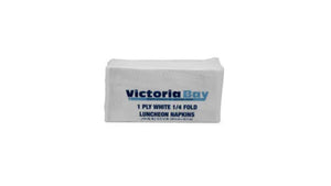 Luncheon Napkins 12x12 in white paper 1ply 1/4 fold 6000/case