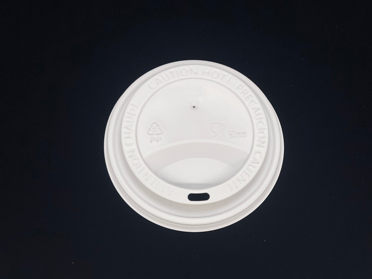 Paper Hot Cup Lid - 90mm 1000/Case - Albert's Distribution